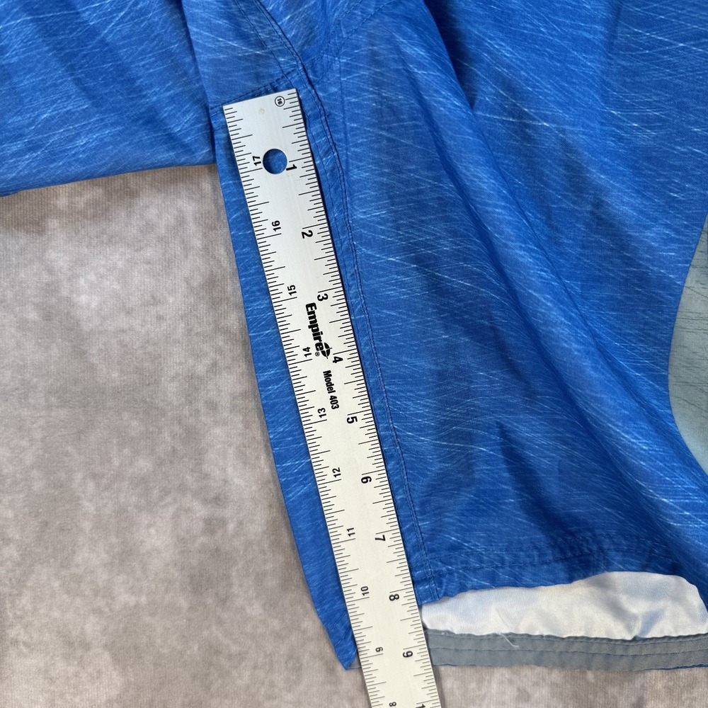 Nike Board Shorts Men Medium Electric Blue Big Swoosh Logo Poolside Swim Pool - Picture 6 of 7